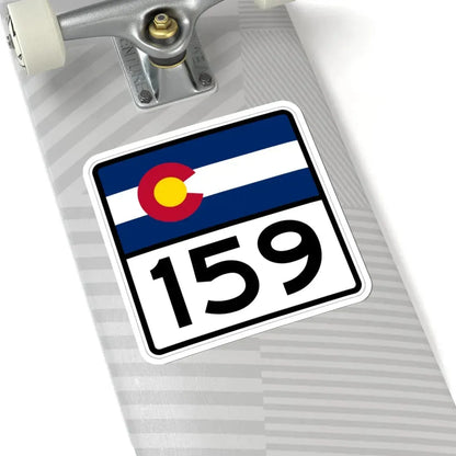 Colorado 159 (Colorado) (Road Sign) STICKER Vinyl Kiss-Cut Decal - The Sticker Space