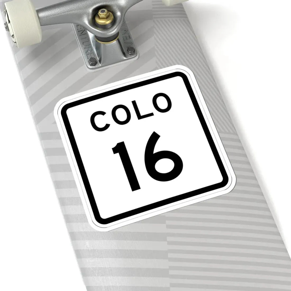 Colorado 16 1952 (Colorado) (Road Sign) STICKER Vinyl Kiss-Cut Decal - The Sticker Space
