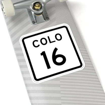 Colorado 16 1952 (Colorado) (Road Sign) STICKER Vinyl Kiss-Cut Decal - The Sticker Space