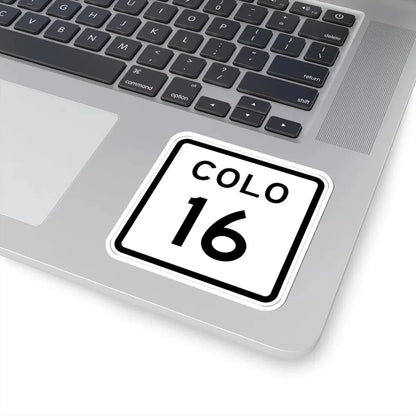 Colorado 16 1952 (Colorado) (Road Sign) STICKER Vinyl Kiss-Cut Decal - The Sticker Space