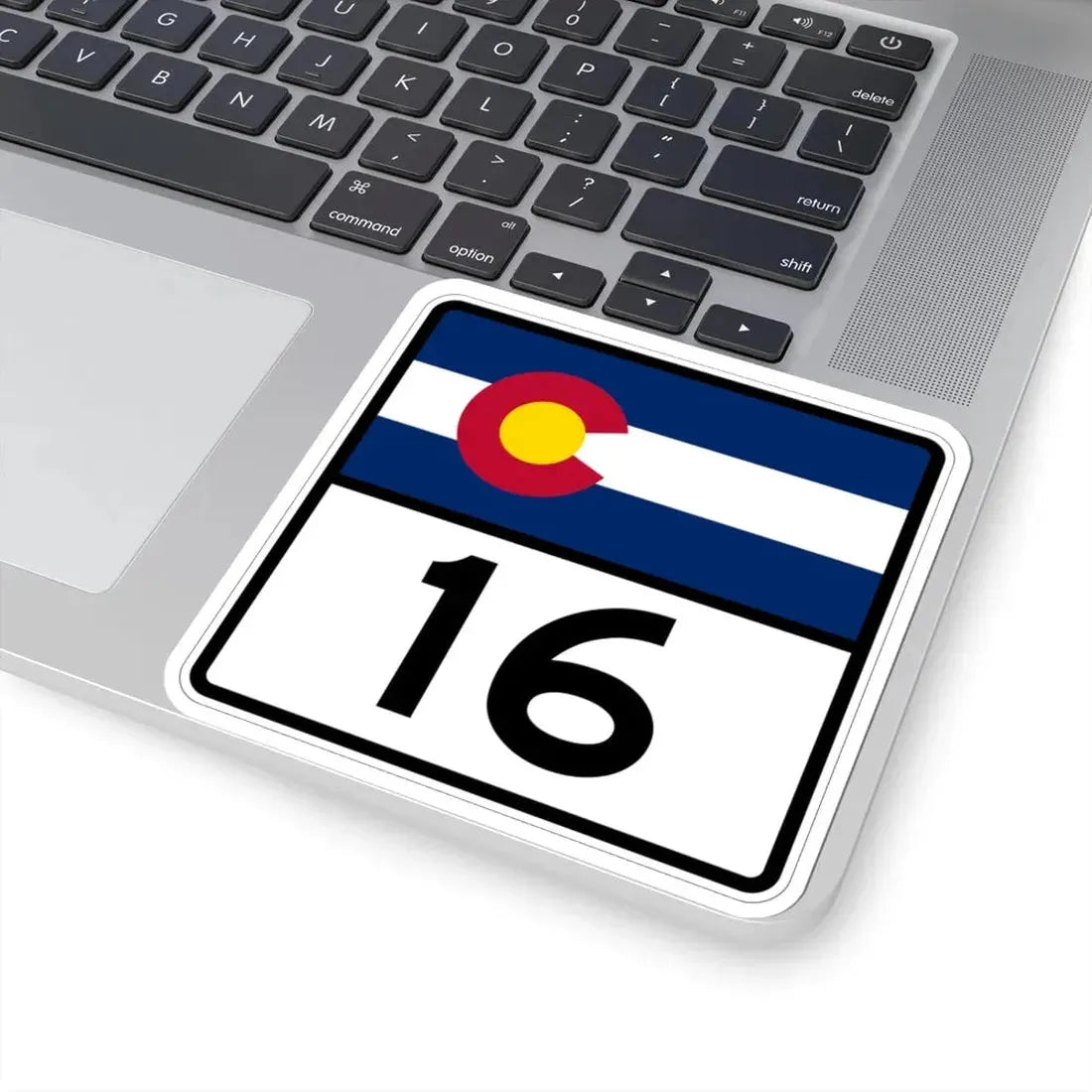 Colorado 16 (Colorado) (Road Sign) STICKER Vinyl Kiss-Cut Decal - The Sticker Space
