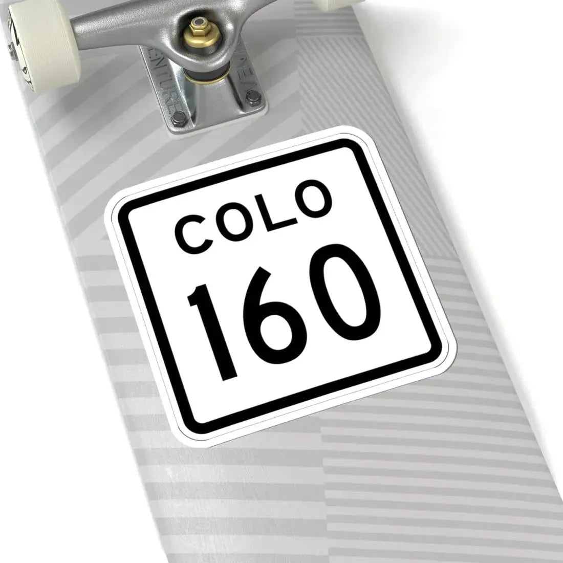 Colorado 160 1952 (Colorado) (Road Sign) STICKER Vinyl Kiss-Cut Decal - The Sticker Space