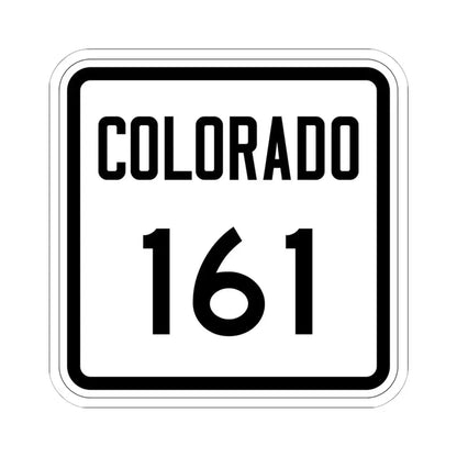 Colorado 161 1946 (Colorado) (Road Sign) STICKER Vinyl Kiss-Cut Decal 6 Inch White - The Sticker Space