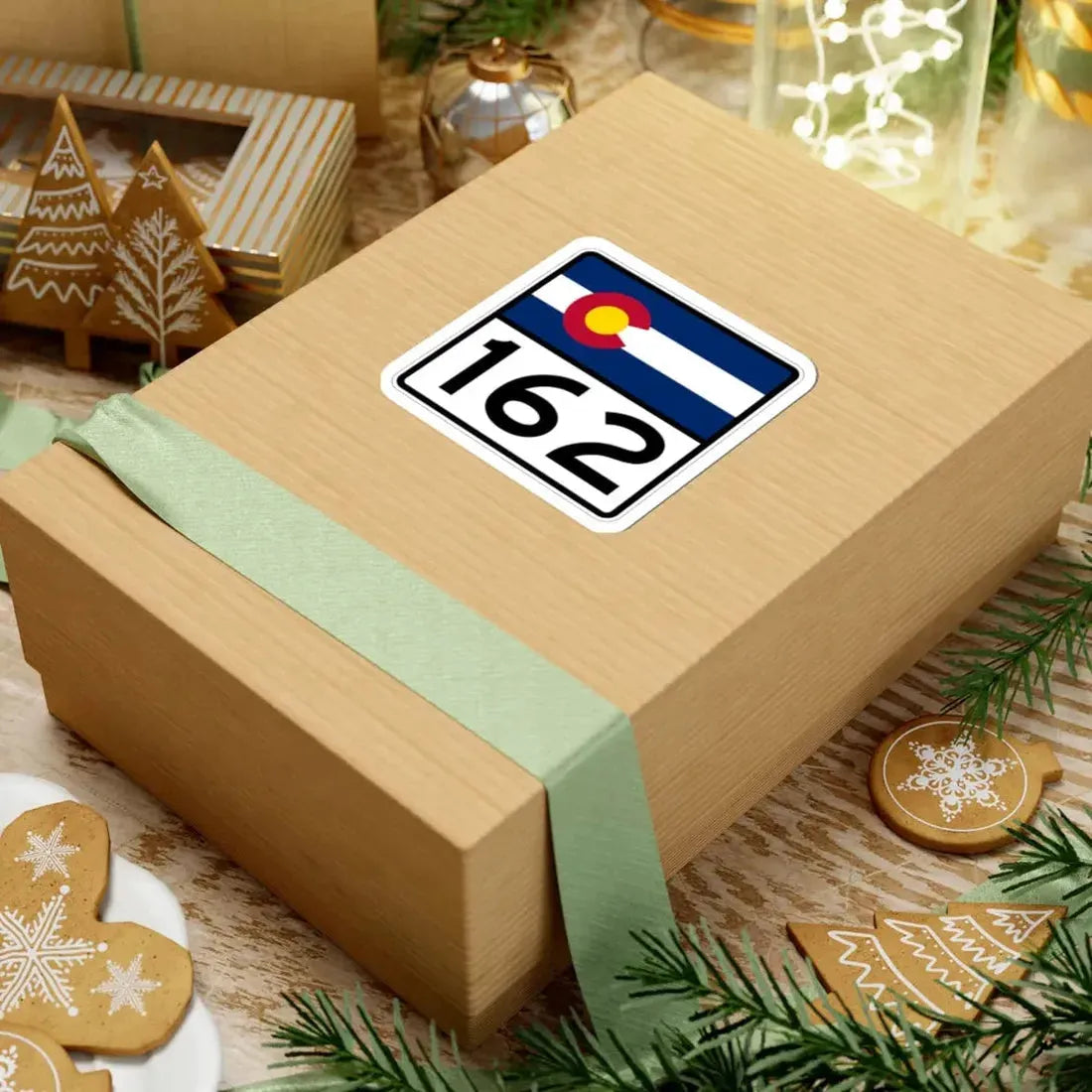 Colorado 162 (Colorado) (Road Sign) STICKER Vinyl Kiss-Cut Decal - The Sticker Space