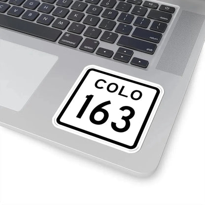 Colorado 163 1952 (Colorado) (Road Sign) STICKER Vinyl Kiss-Cut Decal - The Sticker Space