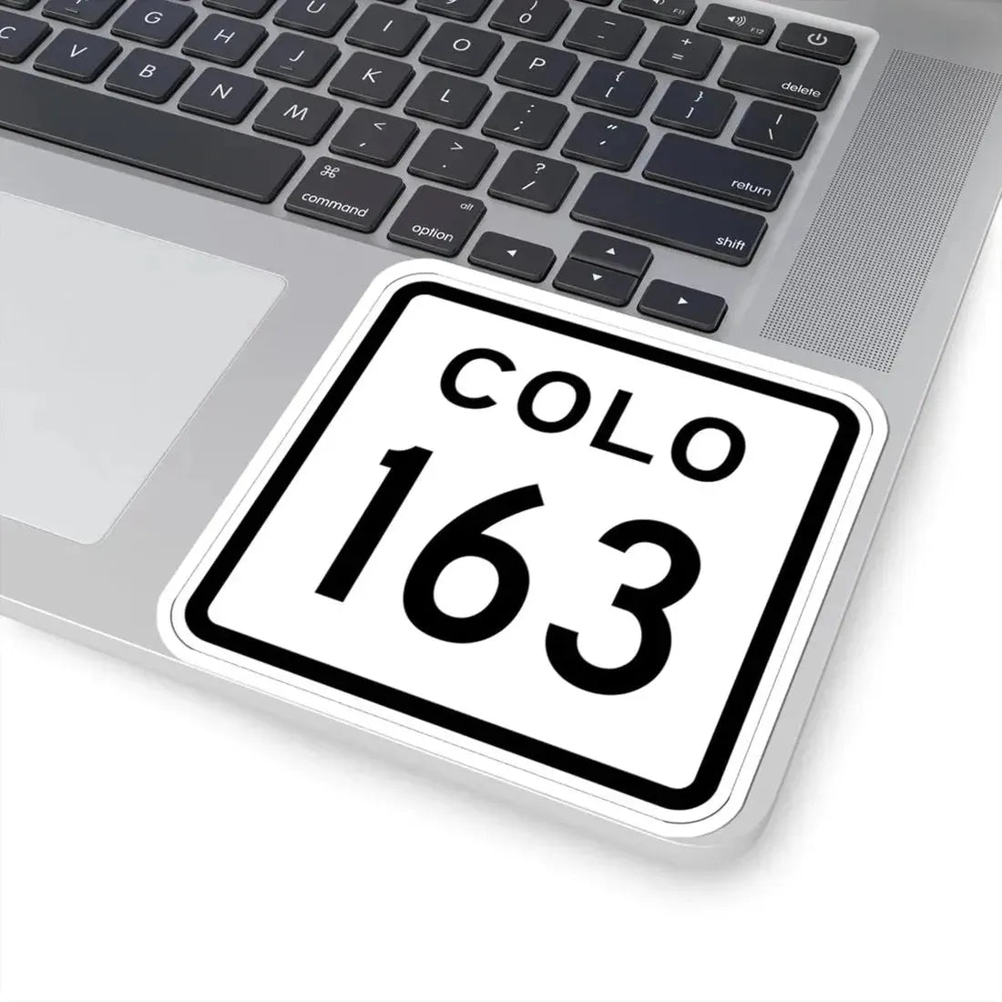 Colorado 163 1952 (Colorado) (Road Sign) STICKER Vinyl Kiss-Cut Decal - The Sticker Space