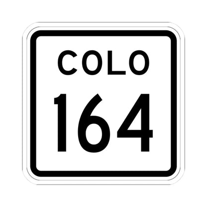 Colorado 164 1952 (Colorado) (Road Sign) STICKER Vinyl Kiss-Cut Decal 3 Inch White - The Sticker Space