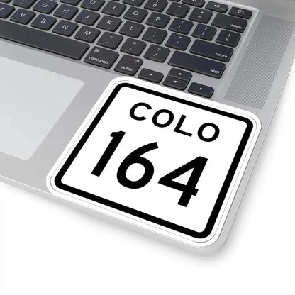 Colorado 164 1952 (Colorado) (Road Sign) STICKER Vinyl Kiss-Cut Decal - The Sticker Space