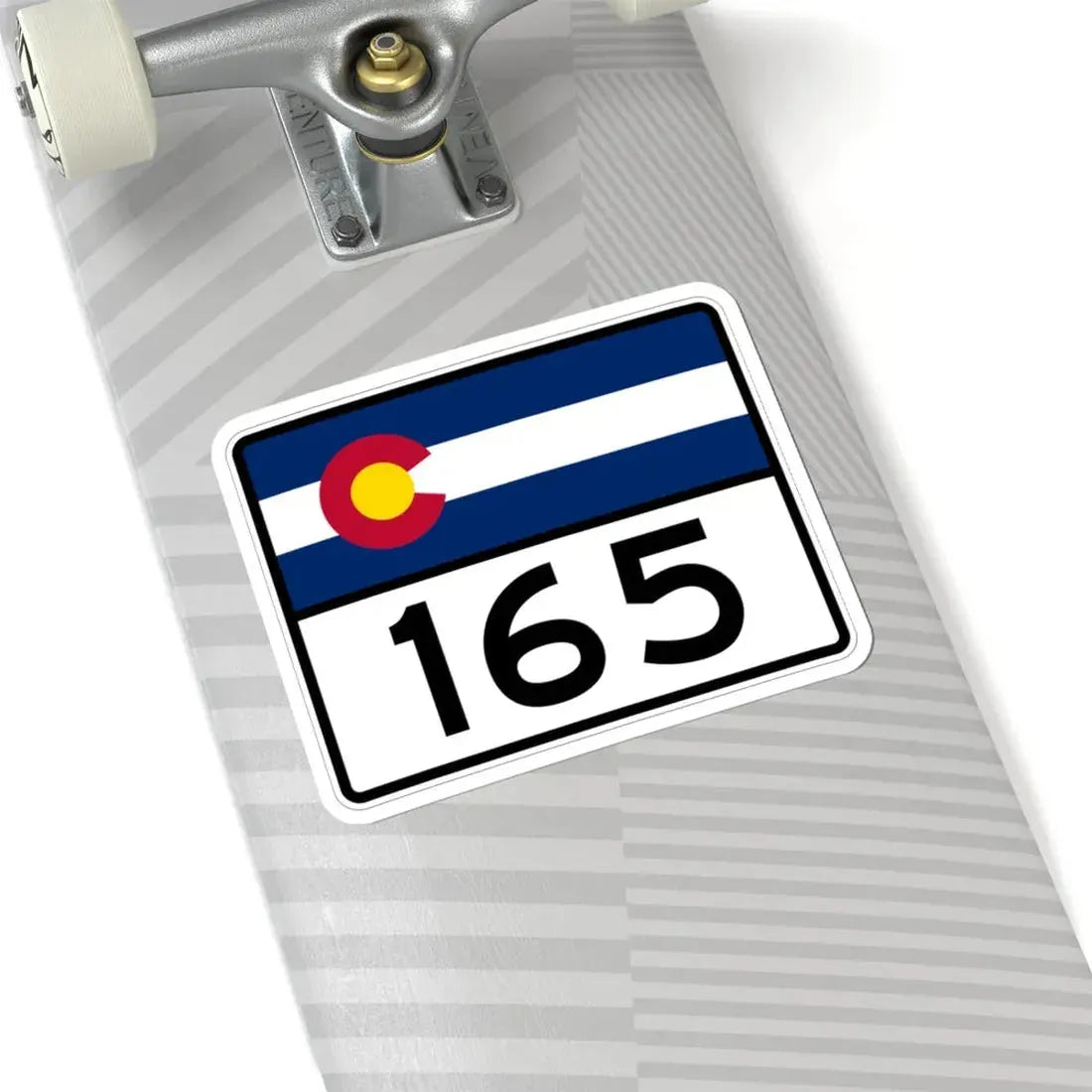 Colorado 165 wide (Colorado) (Road Sign) STICKER Vinyl Kiss-Cut Decal - The Sticker Space