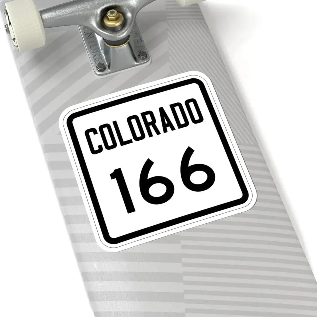 Colorado 166 1946 (Colorado) (Road Sign) STICKER Vinyl Kiss-Cut Decal - The Sticker Space