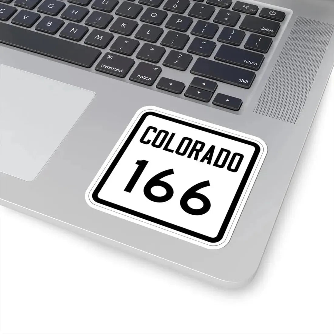 Colorado 166 1946 (Colorado) (Road Sign) STICKER Vinyl Kiss-Cut Decal - The Sticker Space