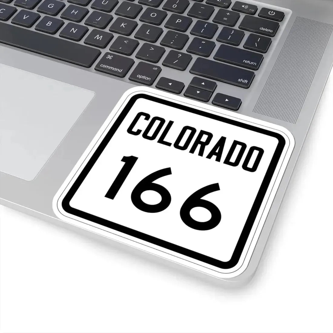 Colorado 166 1946 (Colorado) (Road Sign) STICKER Vinyl Kiss-Cut Decal - The Sticker Space