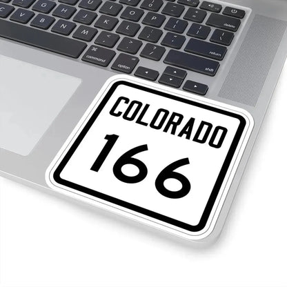 Colorado 166 1946 (Colorado) (Road Sign) STICKER Vinyl Kiss-Cut Decal - The Sticker Space