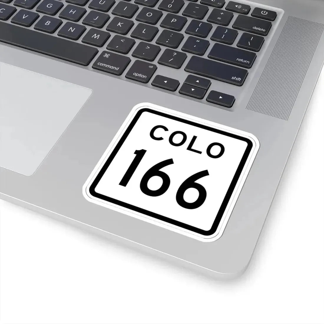 Colorado 166 1952 (Colorado) (Road Sign) STICKER Vinyl Kiss-Cut Decal - The Sticker Space