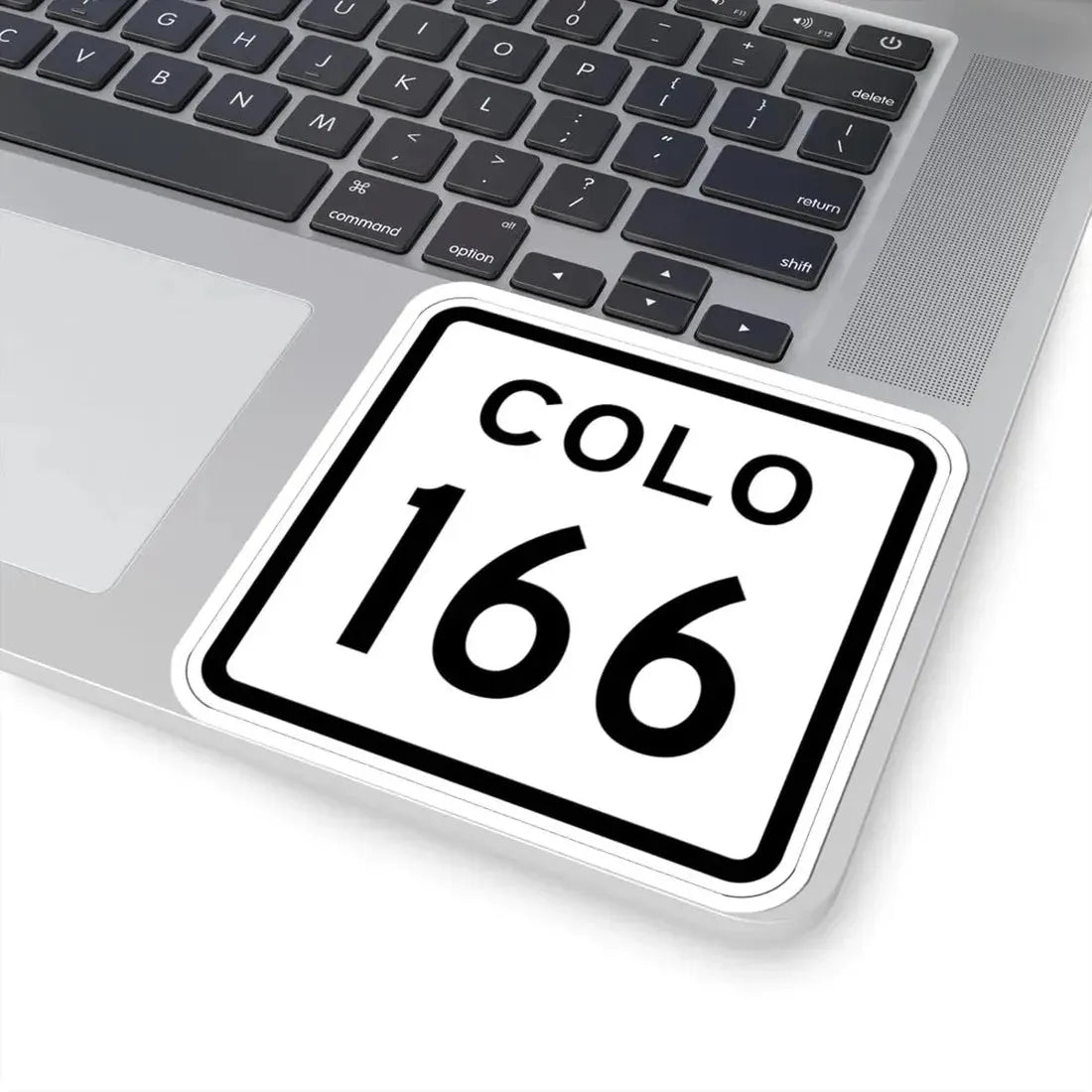Colorado 166 1952 (Colorado) (Road Sign) STICKER Vinyl Kiss-Cut Decal - The Sticker Space