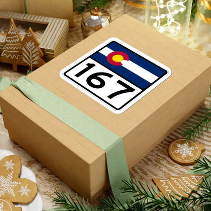 Colorado 167 (Colorado) (Road Sign) STICKER Vinyl Kiss-Cut Decal - The Sticker Space