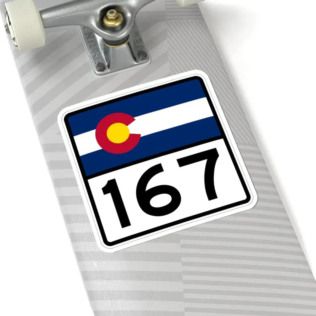 Colorado 167 (Colorado) (Road Sign) STICKER Vinyl Kiss-Cut Decal - The Sticker Space