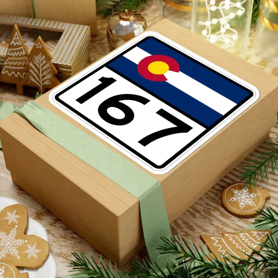 Colorado 167 (Colorado) (Road Sign) STICKER Vinyl Kiss-Cut Decal - The Sticker Space