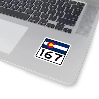 Colorado 167 (Colorado) (Road Sign) STICKER Vinyl Kiss-Cut Decal - The Sticker Space