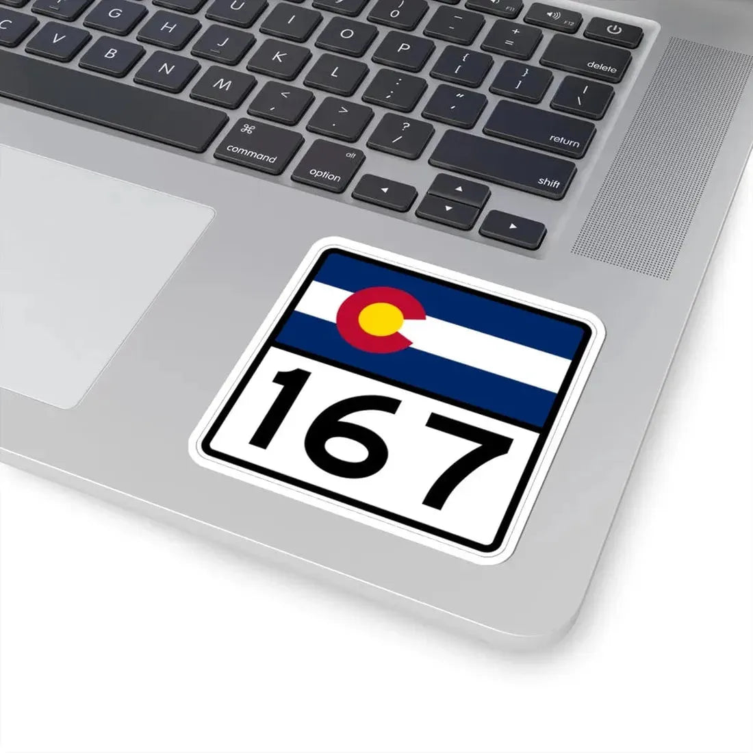 Colorado 167 (Colorado) (Road Sign) STICKER Vinyl Kiss-Cut Decal - The Sticker Space