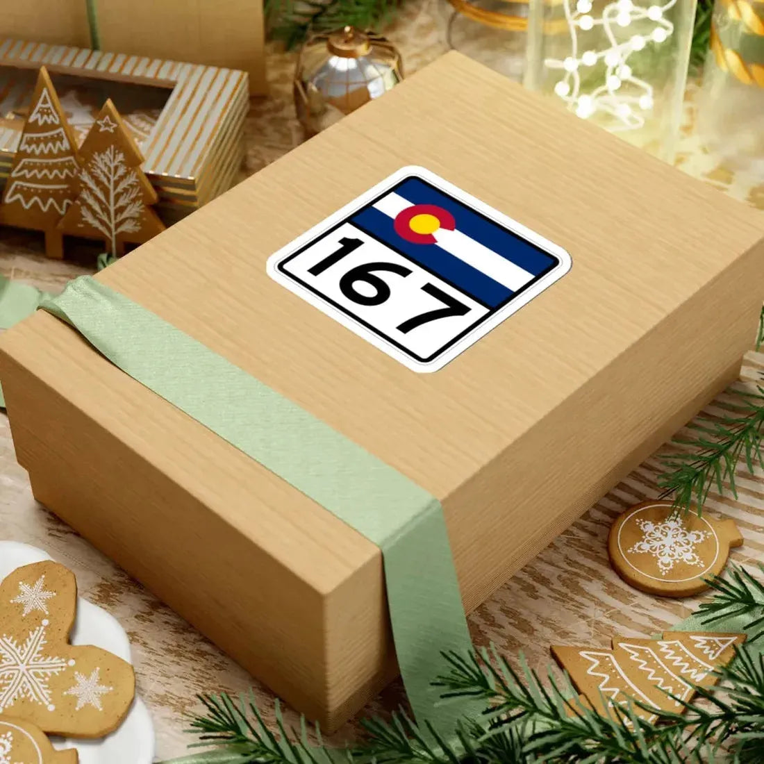 Colorado 167 (Colorado) (Road Sign) STICKER Vinyl Kiss-Cut Decal - The Sticker Space