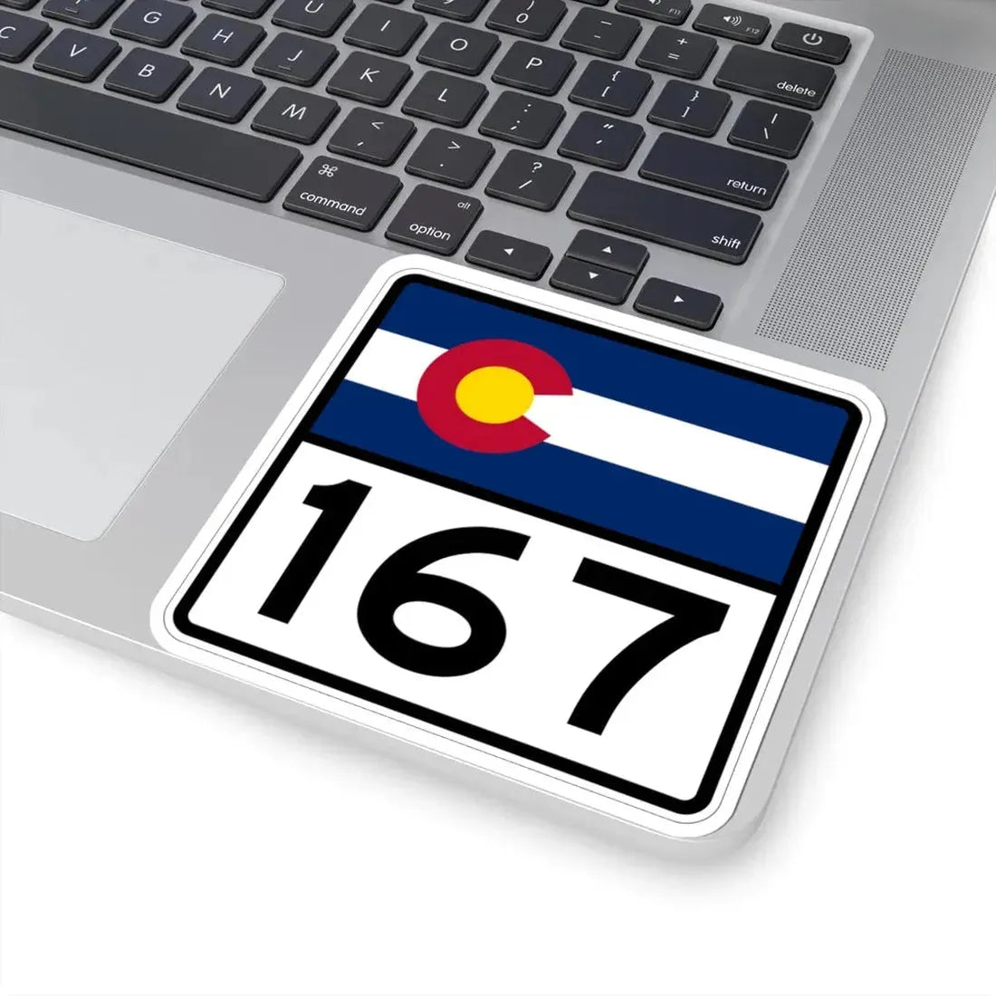 Colorado 167 (Colorado) (Road Sign) STICKER Vinyl Kiss-Cut Decal - The Sticker Space