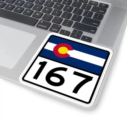 Colorado 167 (Colorado) (Road Sign) STICKER Vinyl Kiss-Cut Decal - The Sticker Space