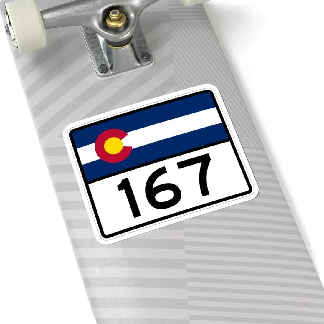Colorado 167 wide (Colorado) (Road Sign) STICKER Vinyl Kiss-Cut Decal - The Sticker Space
