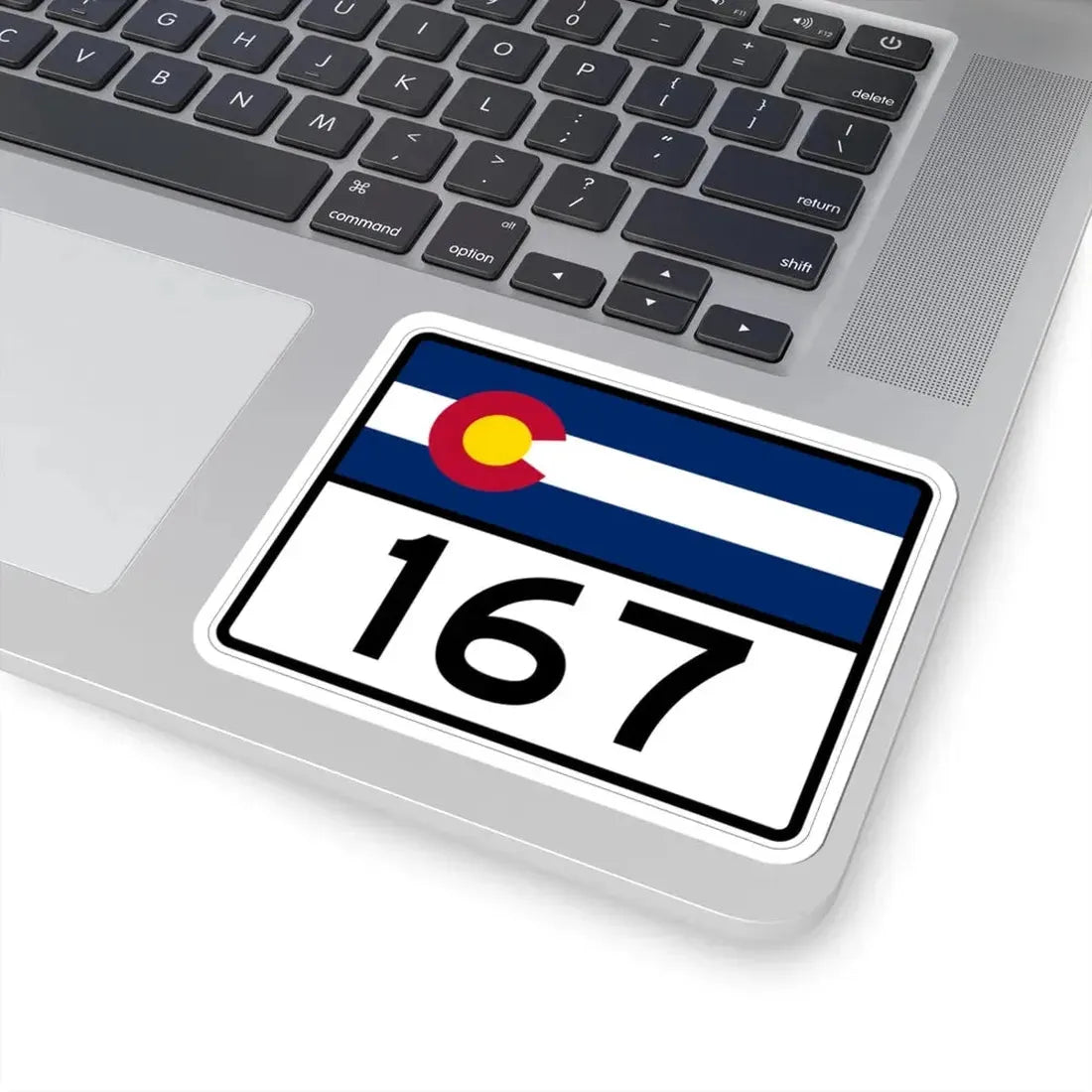 Colorado 167 wide (Colorado) (Road Sign) STICKER Vinyl Kiss-Cut Decal - The Sticker Space