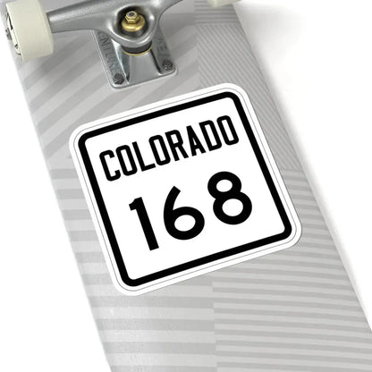 Colorado 168 1946 (Colorado) (Road Sign) STICKER Vinyl Kiss-Cut Decal - The Sticker Space