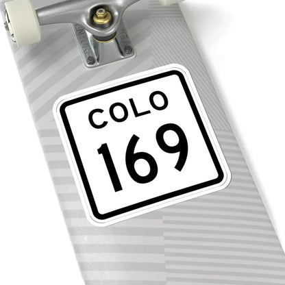 Colorado 169 1952 (Colorado) (Road Sign) STICKER Vinyl Kiss-Cut Decal - The Sticker Space