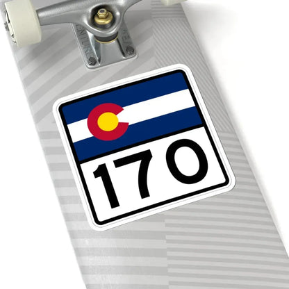 Colorado 170 (Colorado) (Road Sign) STICKER Vinyl Kiss-Cut Decal - The Sticker Space