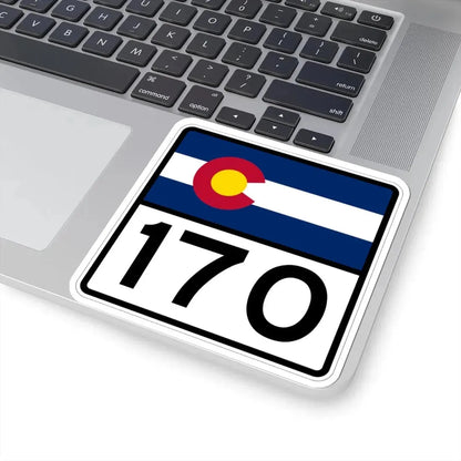 Colorado 170 (Colorado) (Road Sign) STICKER Vinyl Kiss-Cut Decal - The Sticker Space