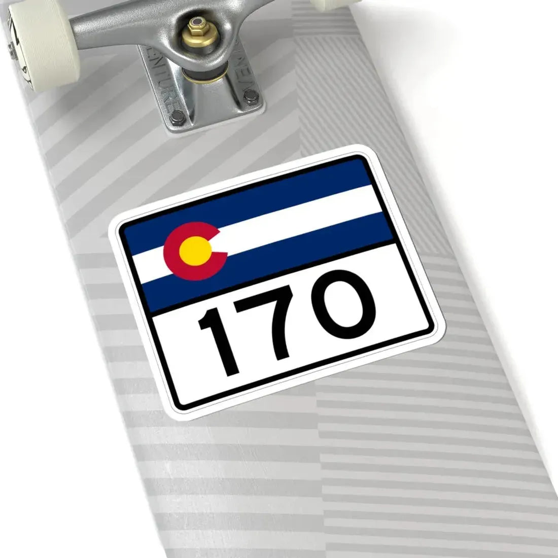 Colorado 170 wide (Colorado) (Road Sign) STICKER Vinyl Kiss-Cut Decal - The Sticker Space
