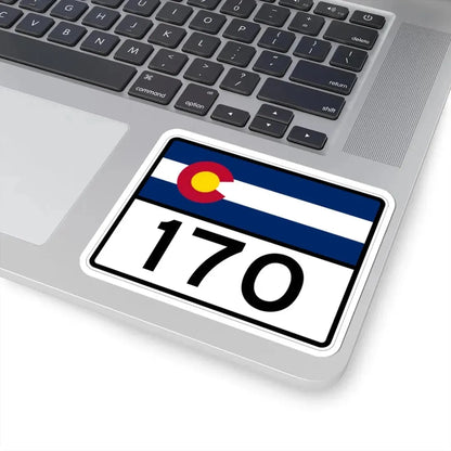 Colorado 170 wide (Colorado) (Road Sign) STICKER Vinyl Kiss-Cut Decal - The Sticker Space