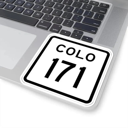 Colorado 171 1952 (Colorado) (Road Sign) STICKER Vinyl Kiss-Cut Decal - The Sticker Space