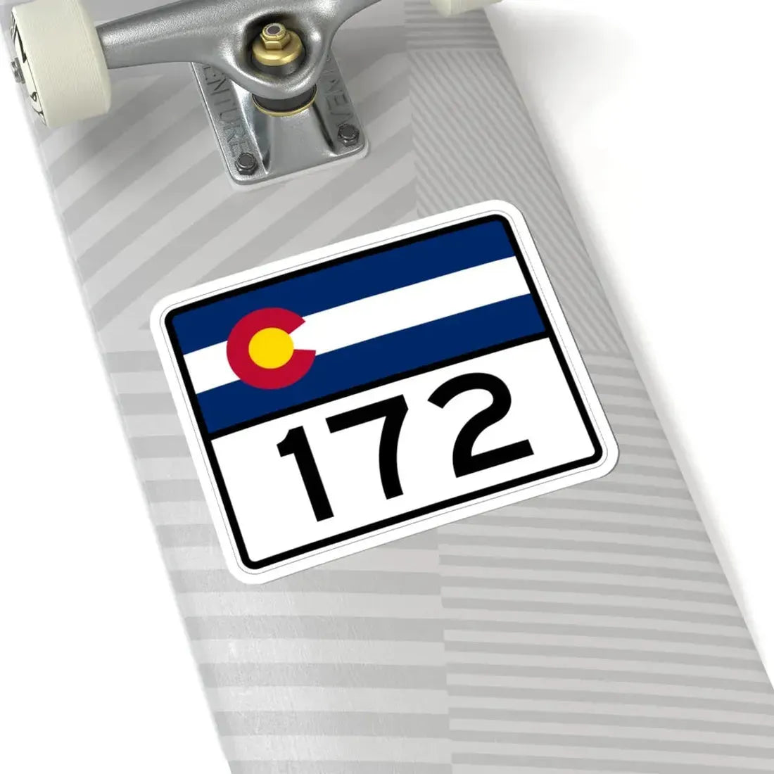 Colorado 172 wide (Colorado) (Road Sign) STICKER Vinyl Kiss-Cut Decal - The Sticker Space