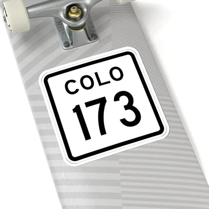 Colorado 173 1952 (Colorado) (Road Sign) STICKER Vinyl Kiss-Cut Decal - The Sticker Space