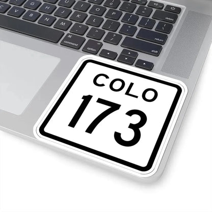 Colorado 173 1952 (Colorado) (Road Sign) STICKER Vinyl Kiss-Cut Decal - The Sticker Space