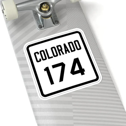 Colorado 174 1926 (Colorado) (Road Sign) STICKER Vinyl Kiss-Cut Decal - The Sticker Space