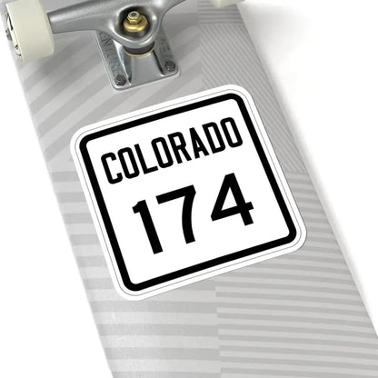 Colorado 174 1946 (Colorado) (Road Sign) STICKER Vinyl Kiss-Cut Decal - The Sticker Space