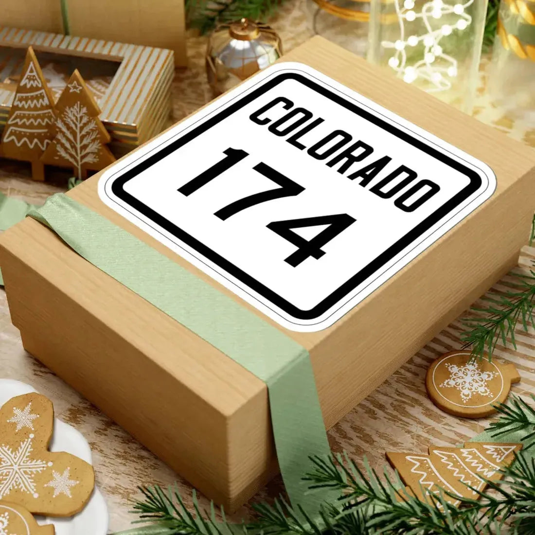 Colorado 174 1946 (Colorado) (Road Sign) STICKER Vinyl Kiss-Cut Decal - The Sticker Space
