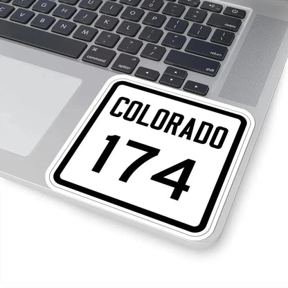 Colorado 174 1946 (Colorado) (Road Sign) STICKER Vinyl Kiss-Cut Decal - The Sticker Space