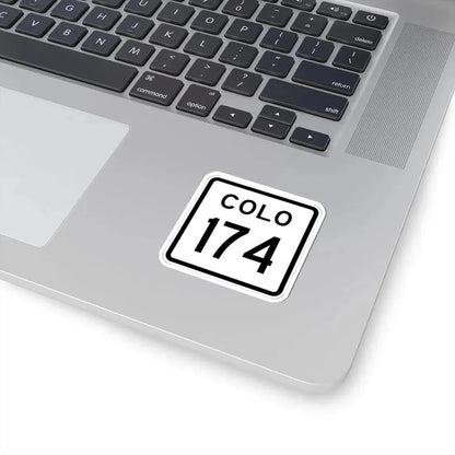 Colorado 174 1952 (Colorado) (Road Sign) STICKER Vinyl Kiss-Cut Decal - The Sticker Space