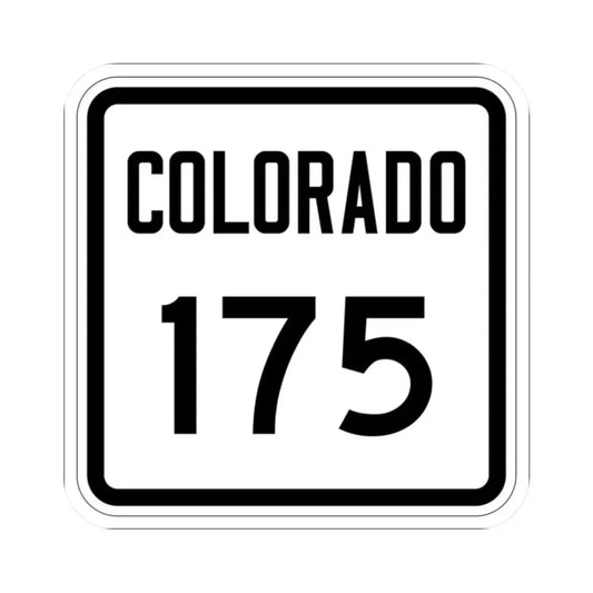 Colorado 175 1946 (Colorado) (Road Sign) STICKER Vinyl Kiss-Cut Decal 2 Inch White - The Sticker Space