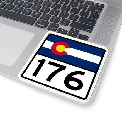 Colorado 176 (Colorado) (Road Sign) STICKER Vinyl Kiss-Cut Decal - The Sticker Space