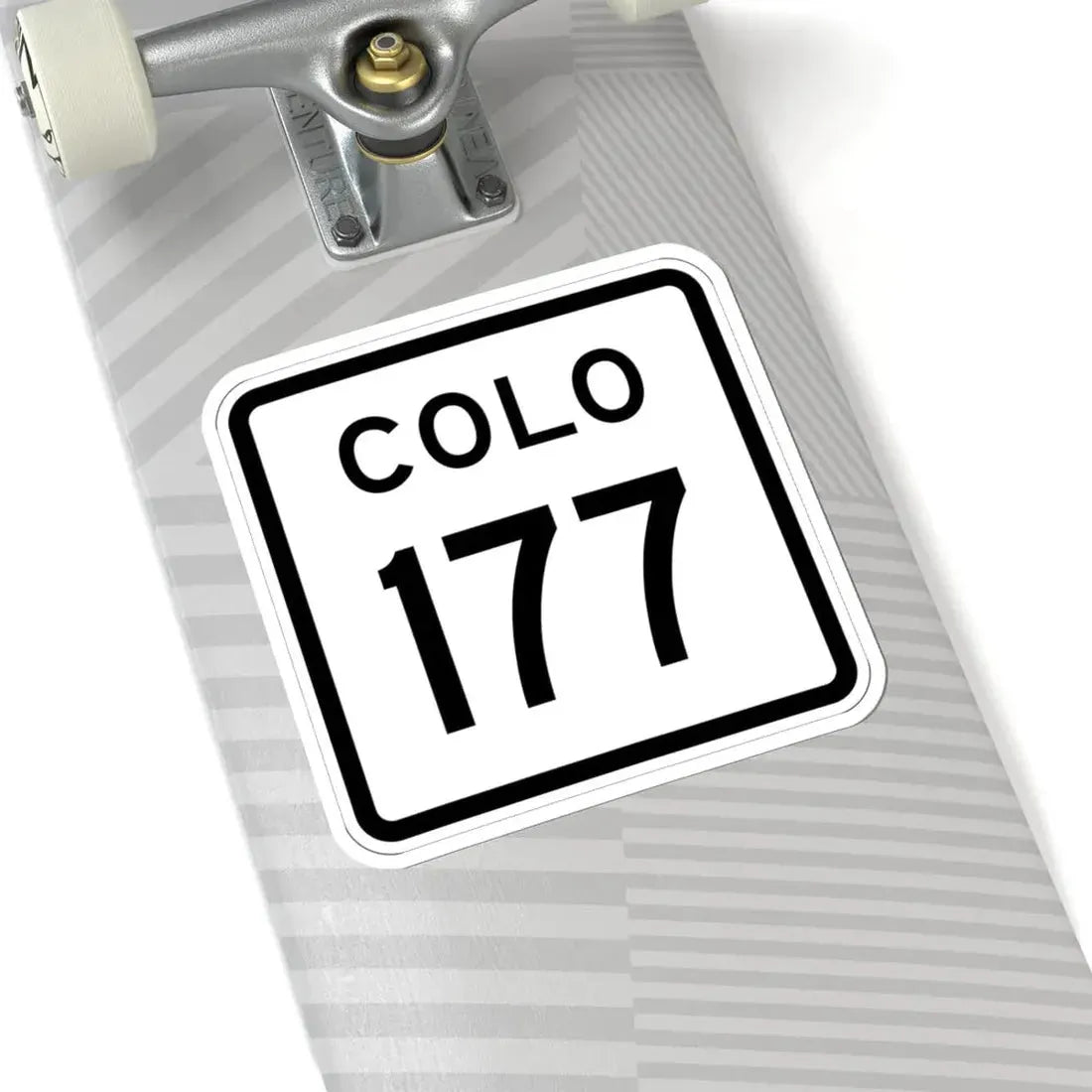 Colorado 177 1952 (Colorado) (Road Sign) STICKER Vinyl Kiss-Cut Decal - The Sticker Space