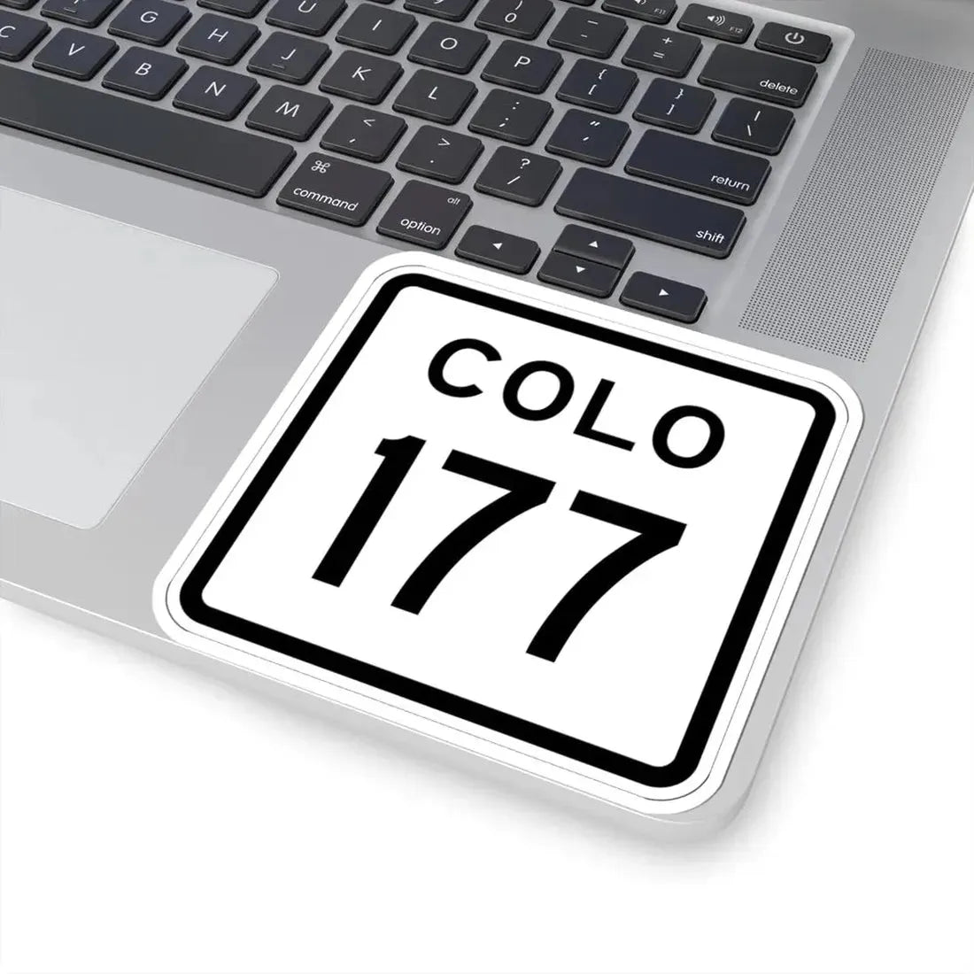 Colorado 177 1952 (Colorado) (Road Sign) STICKER Vinyl Kiss-Cut Decal - The Sticker Space
