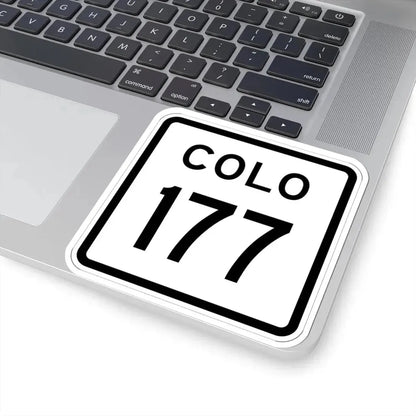 Colorado 177 1952 (Colorado) (Road Sign) STICKER Vinyl Kiss-Cut Decal - The Sticker Space