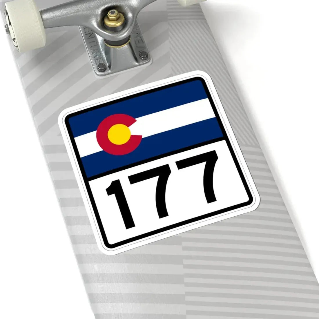 Colorado 177 (Colorado) (Road Sign) STICKER Vinyl Kiss-Cut Decal - The Sticker Space